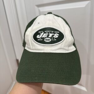 Green and White NY Jets Cap